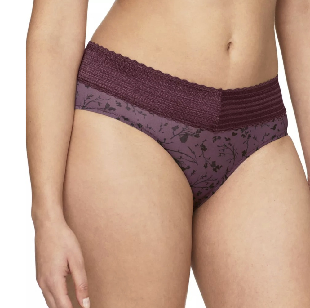 Warner's Women No Pinching No Problems Hipster Panty Soft Vines Size XL